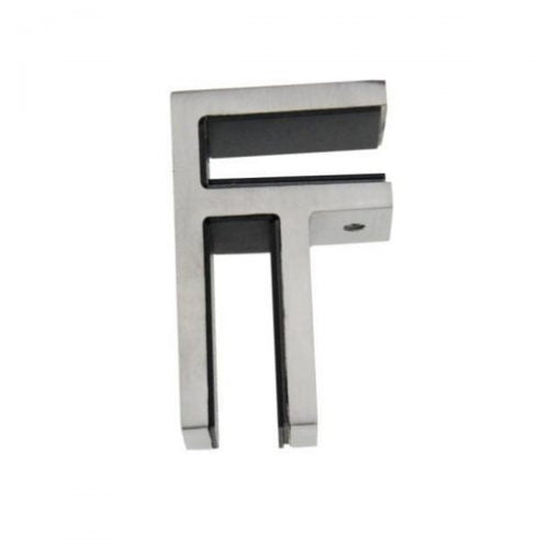 AZRS09 - 90 Degree "F" Style Glass to Glass Clamp
