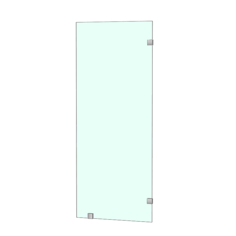 NirvanaZ - 3/8" Clear Tempered Glass Panel ( 3 Cutouts)