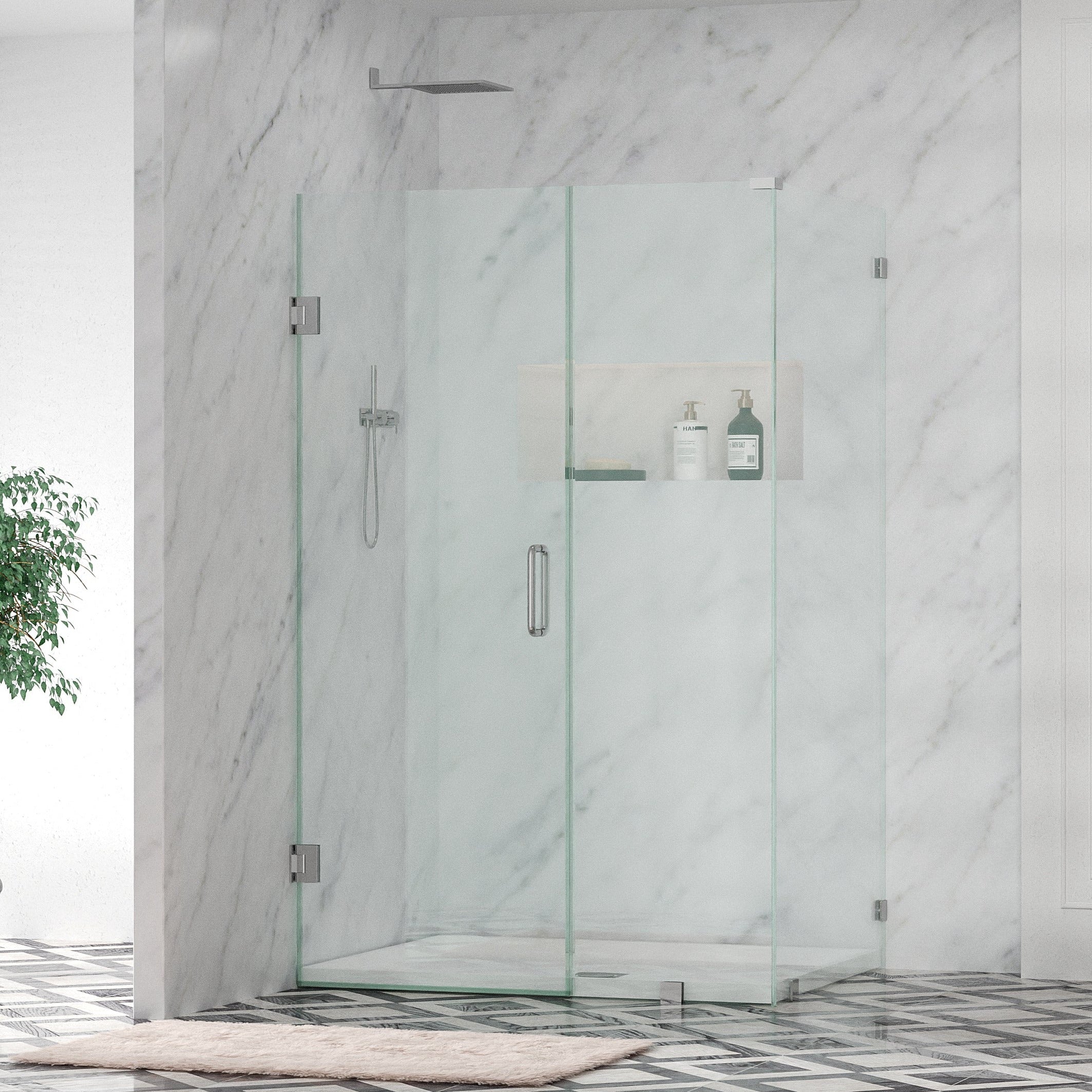 Nirvana - Supreme Edition - Frameless Hinged Shower Door