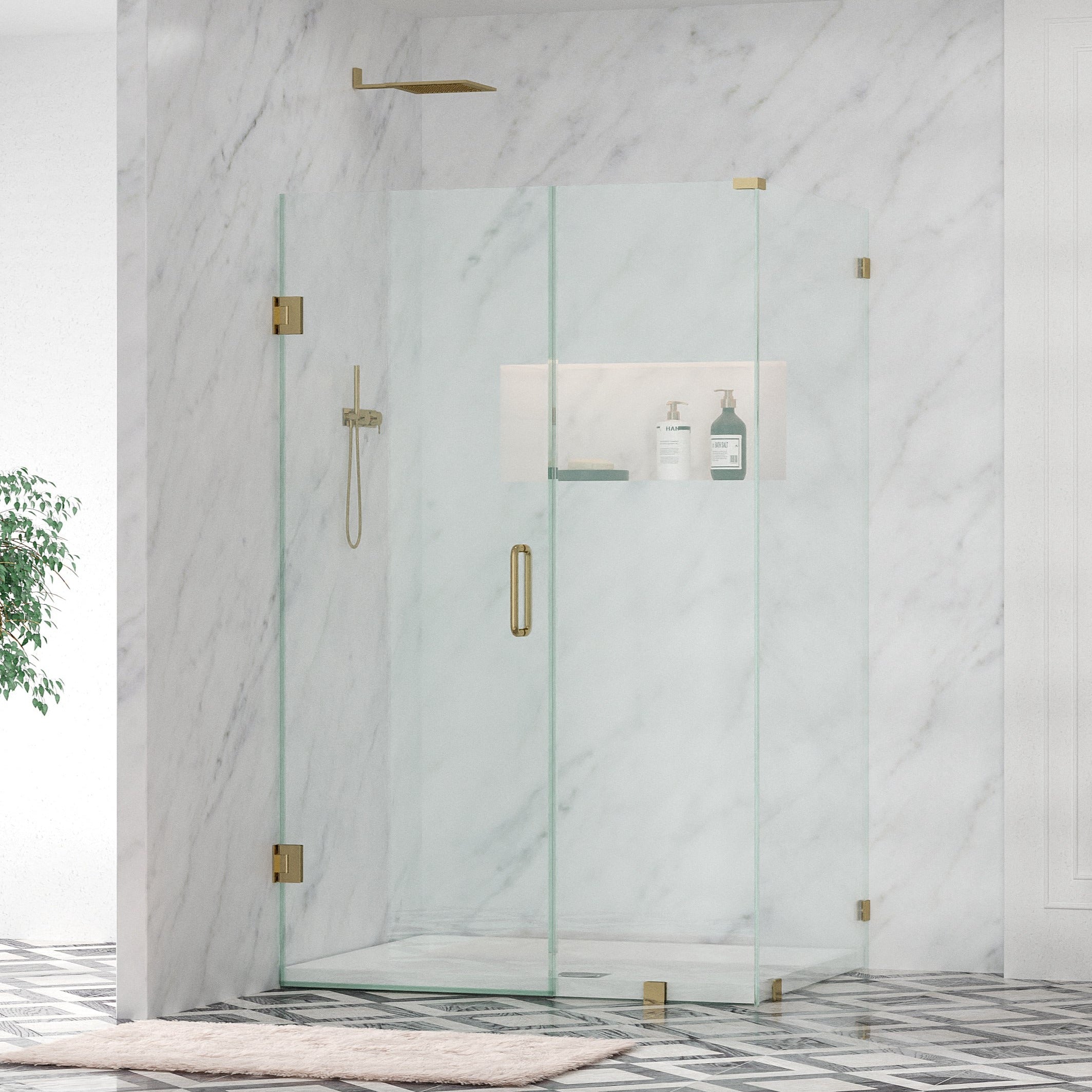 Nirvana - Supreme Edition - Frameless Hinged Shower Door